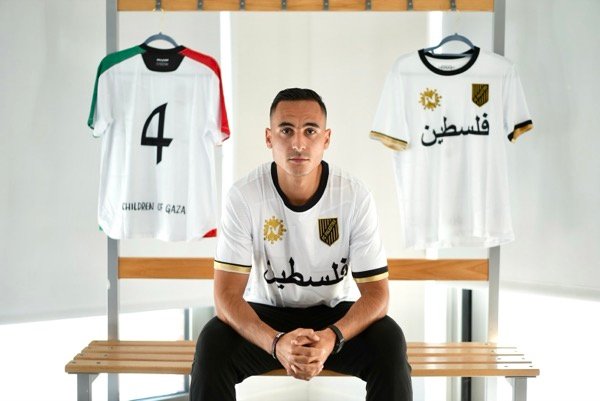 Portrait shoot for sports brand campaign with football kit